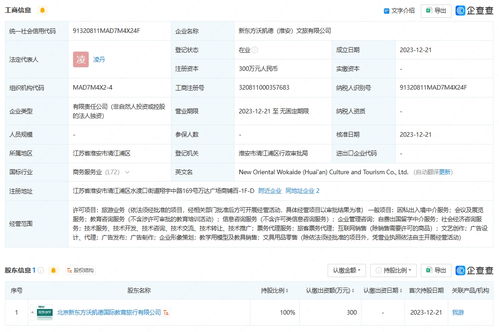 新東方文旅進軍江蘇市場 無錫淮安新公司成立，深耕旅客票務代理